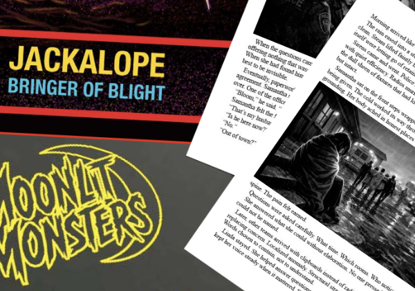 Moonlit Monsters illustrated case files sample image